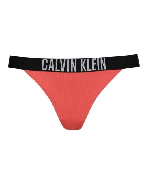 Bikinis Calvin Klein de color Red
