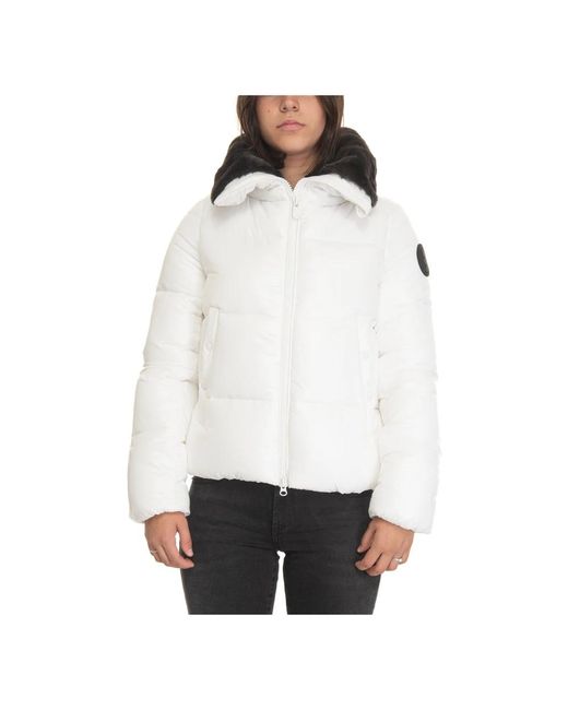 Save The Duck Winter Jackets in het White