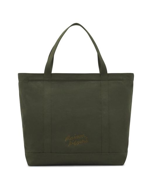 Maison Kitsuné Green Tote Bags for men