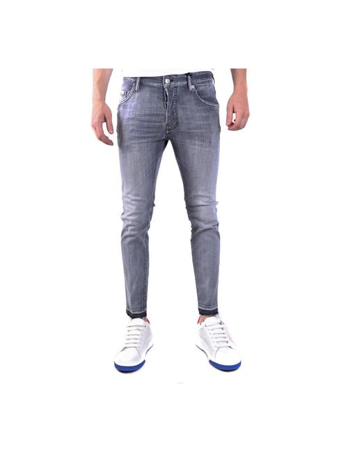 DSquared² Gray Skinny Fit Jeans for men