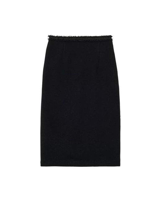 Ines De La Fressange Paris Black Gabriela skirt