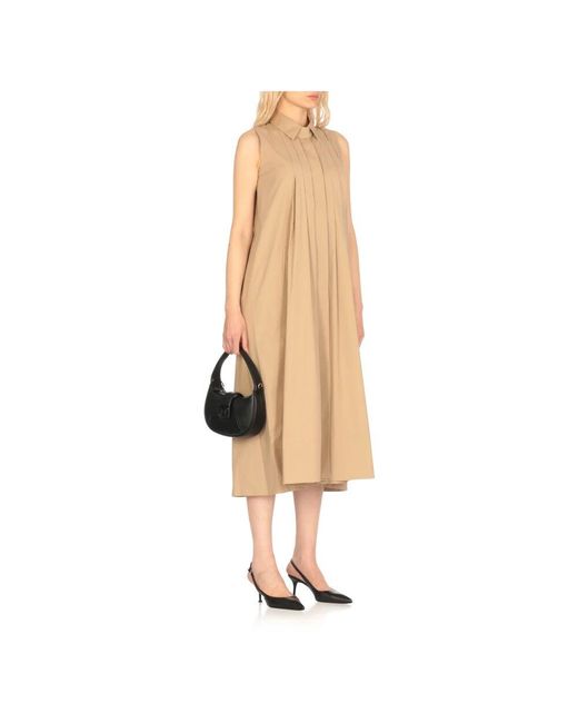Midi Dresses Antonelli en coloris Natural