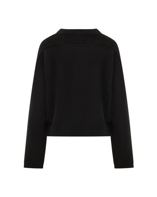 Loulou de Saison Black Round-Neck Knitwear