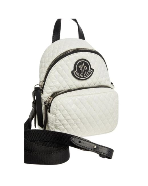 Moncler White Backpacks