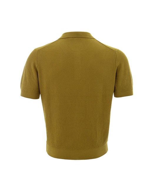 Gran Sasso Grünes strick-poloshirt in Green für Herren