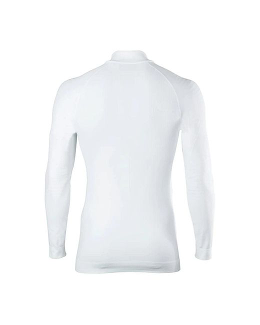 Falke White Long Sleeve Tops for men