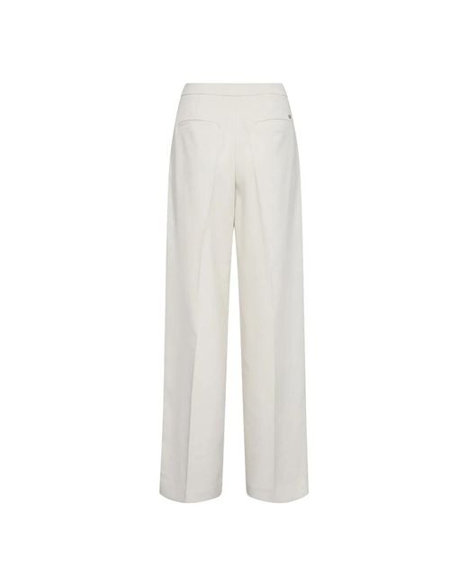 Mos Mosh White Wide Trousers