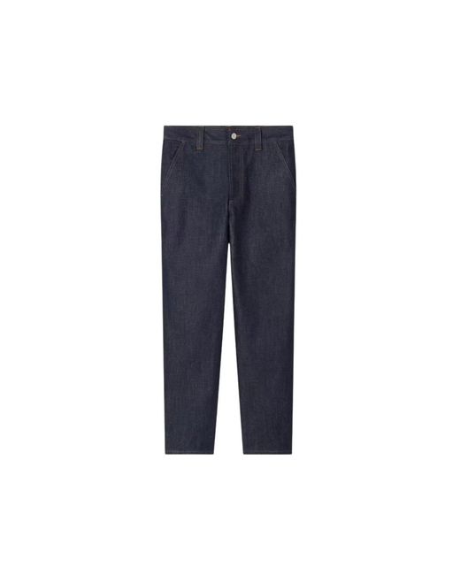 A.P.C. Jeans ,Blauw ,Denim Denim Slim Fit Jeans in het Blue voor heren