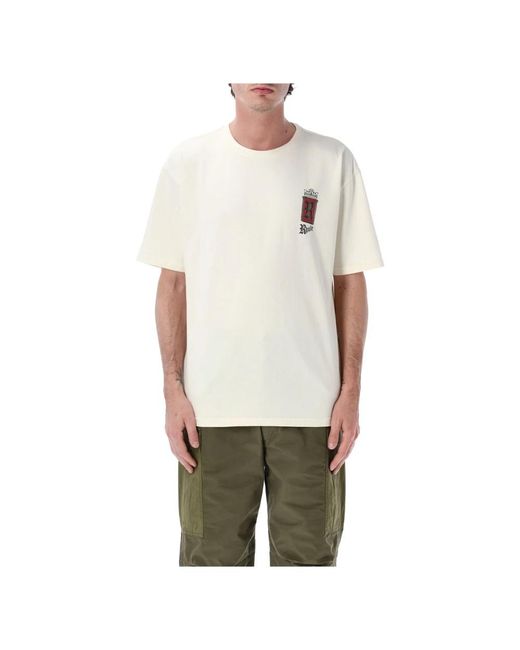 Rhude Fumar 91 Tee in het Natural voor heren