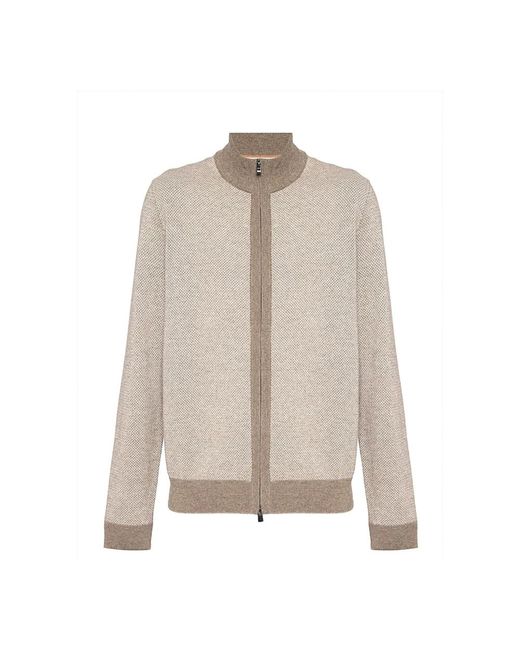 Cardigans HUGO de hombre de color Natural