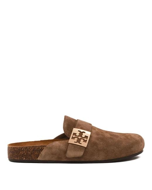 Tory Burch Brown Mules