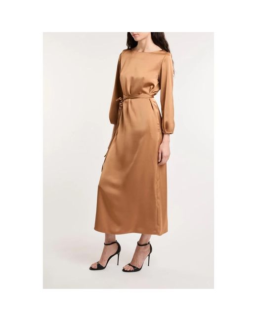 Maxi Dresses Marella de color Brown