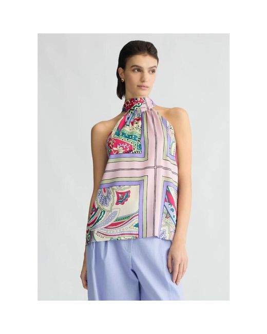 Sleeveless Tops Liu Jo de color Pink