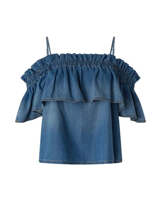 Pinko Blue Blouses