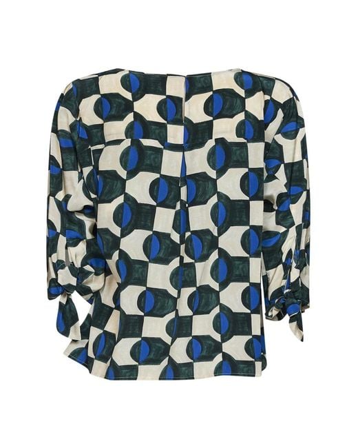 Weekend by Maxmara Blue Blouses