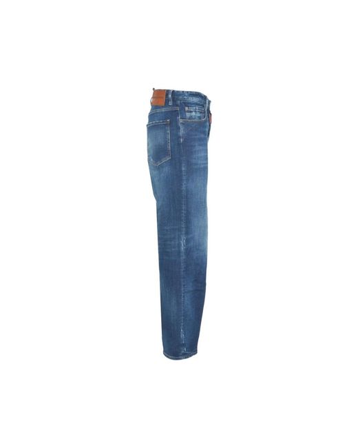 DSquared² Jeans ,Blauw ,Katoen Wijde Spijkerbroek in het Blue voor heren