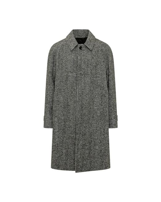 Lardini Gray Single-Breasted Coats for men