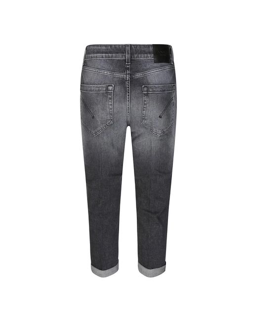 Dondup Gray Cropped Jeans