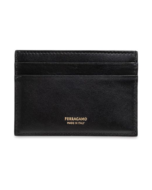 Wallets & Cardholders di Ferragamo in Black
