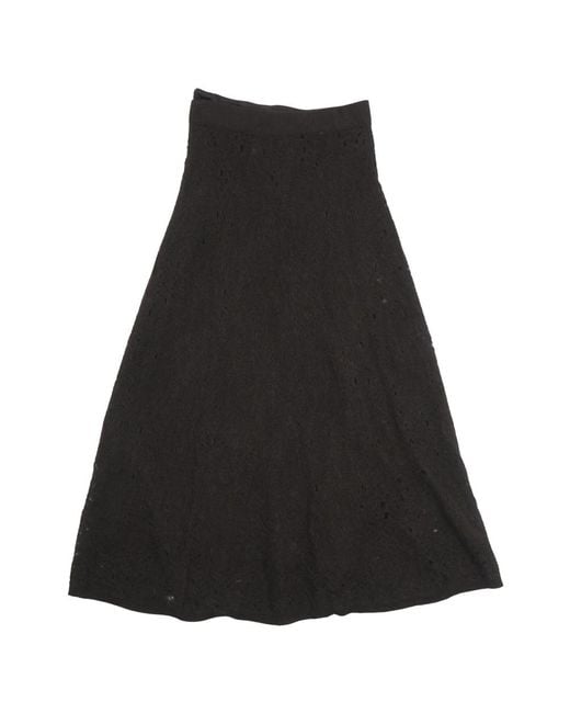 D.exterior Black Midi Skirts