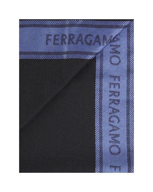 Ferragamo Blue Winter Scarves for men