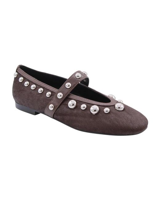 Bibi Lou Brown Ballerina Shoes