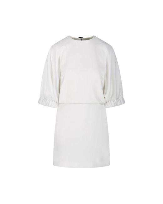 Max Mara White Short Dresses