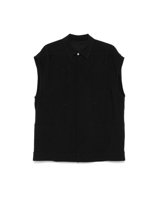 Rick Owens Black Waistcoats for men