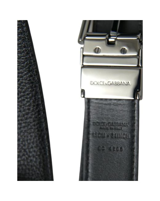 Dolce & Gabbana Gürtel aus leder in Black für Herren