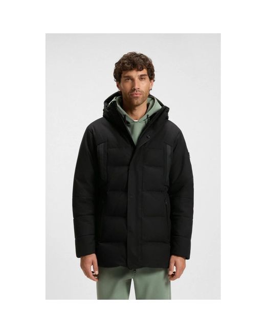 Parkas Boss de hombre de color Black