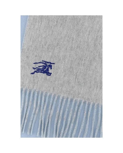 Burberry Blue Winter Scarves