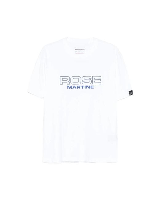 T-Shirts Martine Rose de hombre de color White
