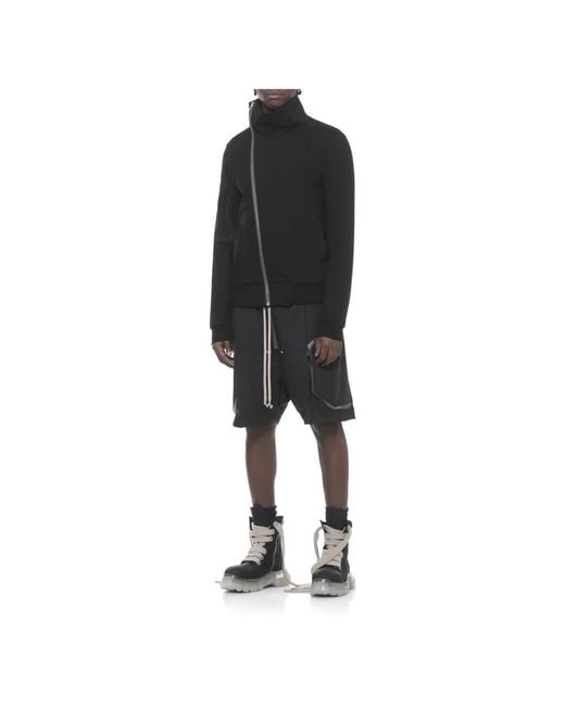 Rick Owens Black Zip-Throughs for men