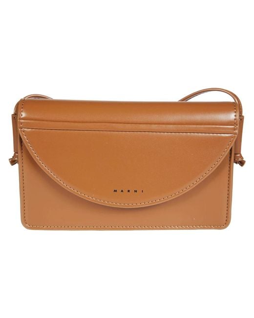 Cross Body Bags Marni de color Brown