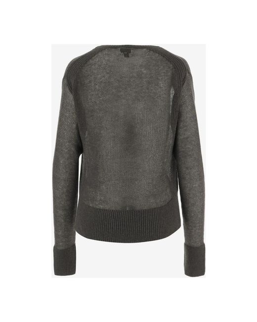 Sa Su Phi Gray Round-Neck Knitwear