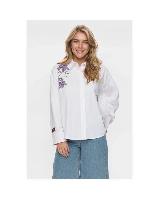 Shirts Numph de color Blue