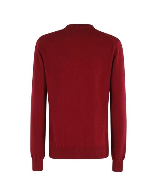 COMME DES GARÇONS PLAY Red Cardigans