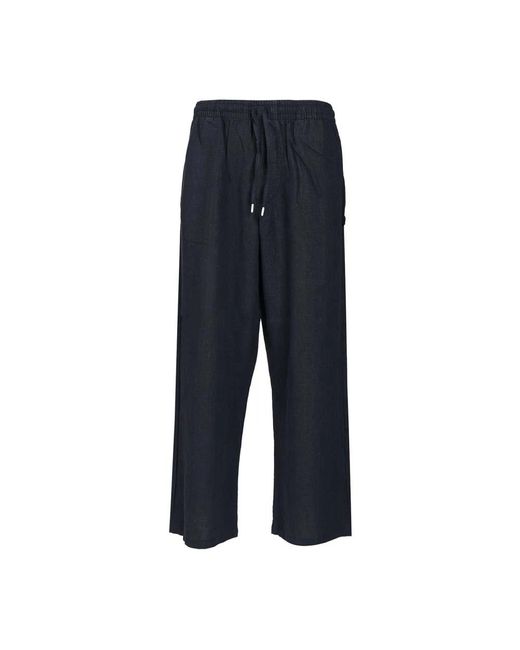 Arte' Blue Wide Trousers for men