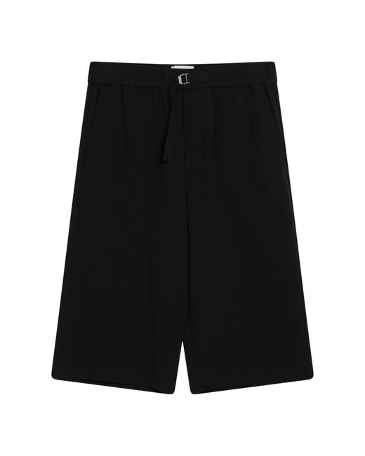 AMI Schwarze Baumwollshorts in Black für Herren