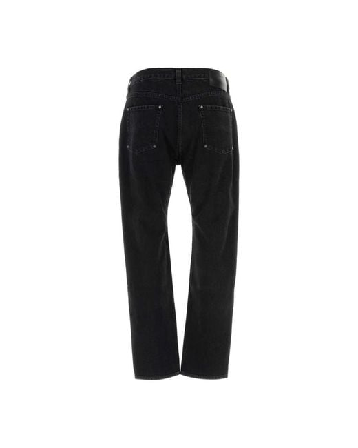 Entire studios Black Straight Fit Jeans for men