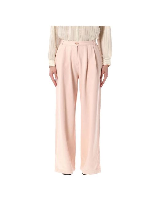 Sessun Pink Wide Trousers