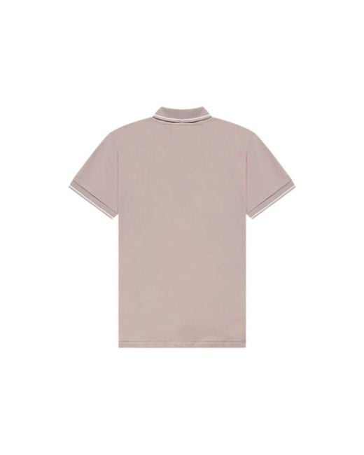 In Gold We Trust Pink Polo Shirts for men