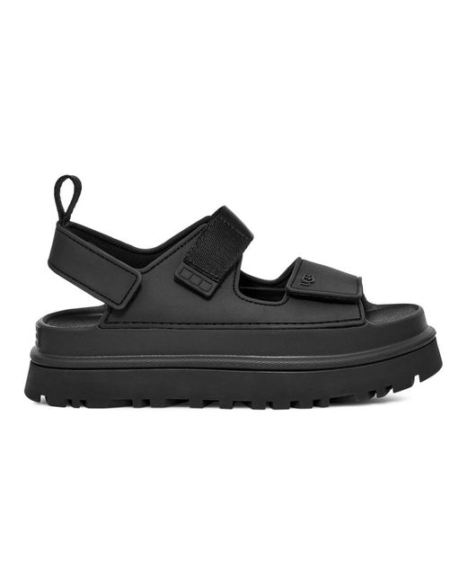 Ugg Black Flat Sandals