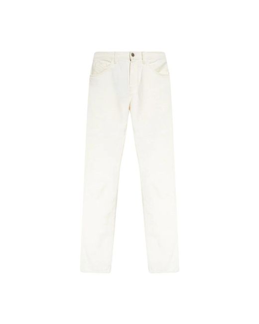 The Attico White Straight Fit Jeans