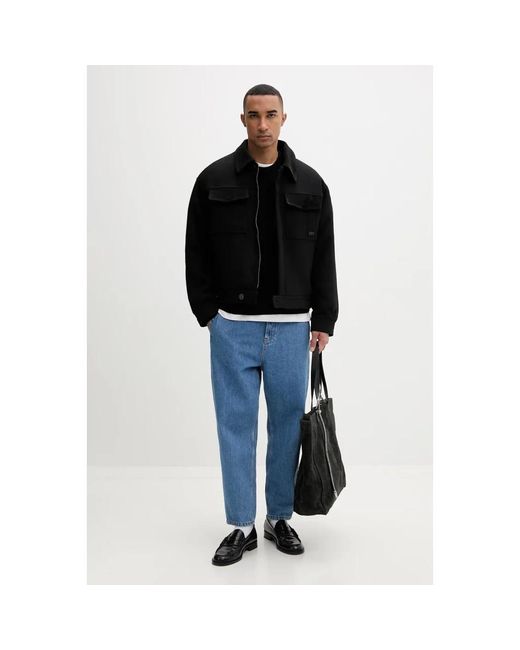Filling Pieces Lichte Jassen in het Black voor heren