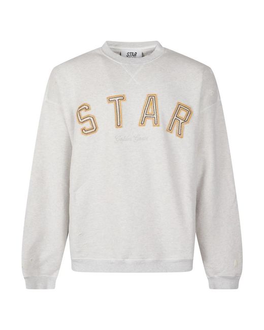 Golden Goose Deluxe Brand Gray Sweatshirts for men