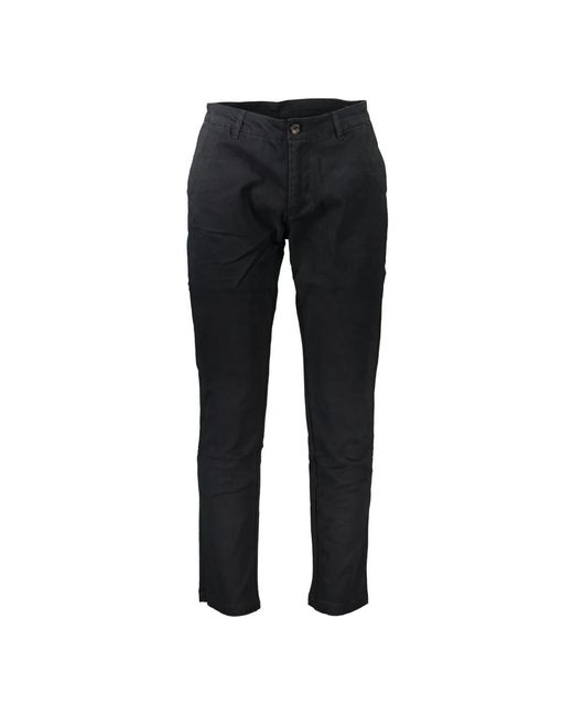 La Martina Black Chinos for men