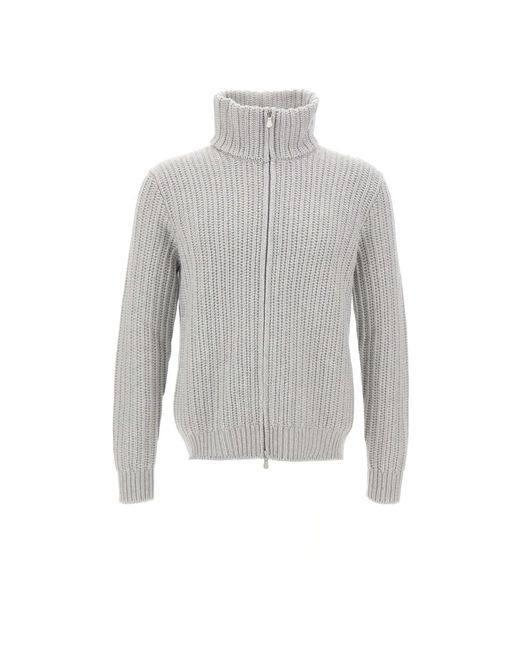 Gran Sasso Gray Cardigans for men
