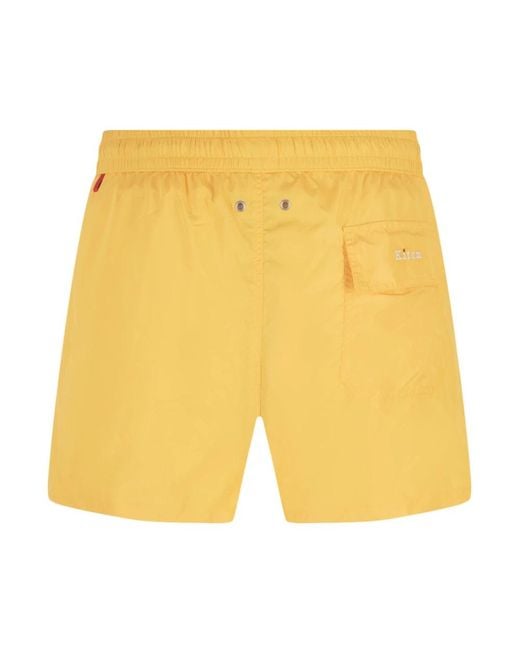 Kiton Yellow Beachwear for men