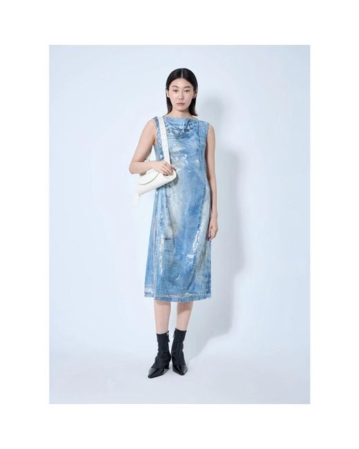 Acne Blue Midi Dresses